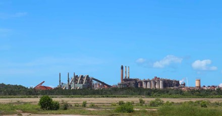 Photo of Rio Tinto infrastructure on sunny day