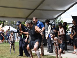 Indigenous Australian dancers at PCCC Dorrie Day